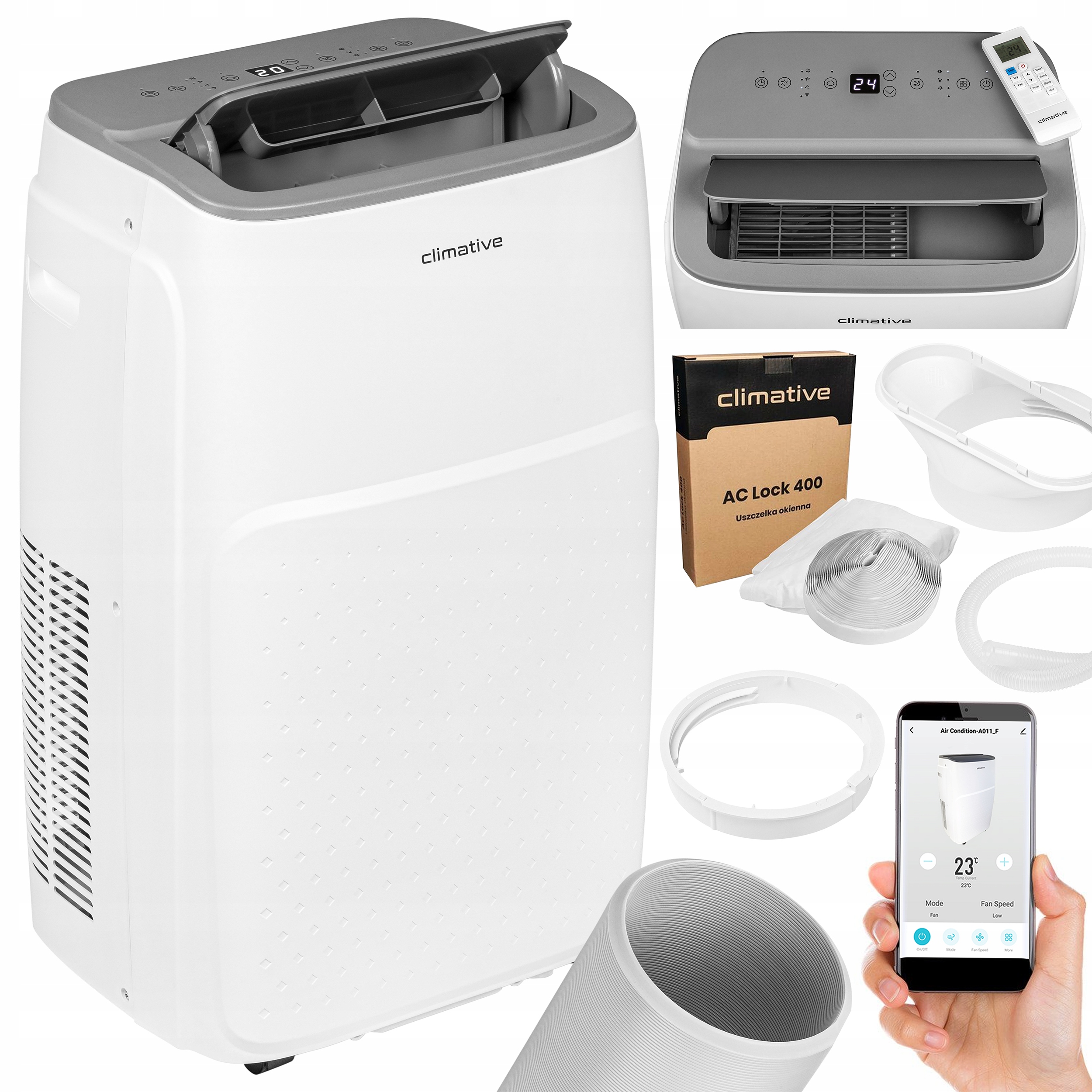 Prenosná klimatizácia Climative JET WiFi 4,1 kW